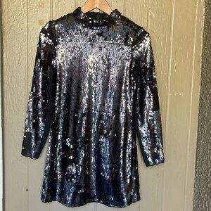 Topshop sequin mini dress size 4
